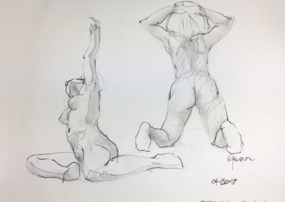 011 Two Female Figure Gestures
